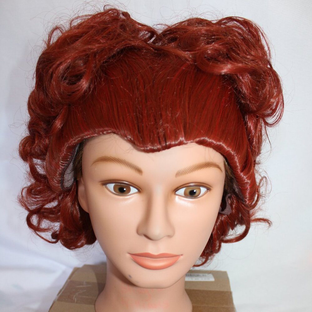 Miss U Hair Women Wig Short Curly Reddish Brown Hocus Pocus Cosplay, Costume